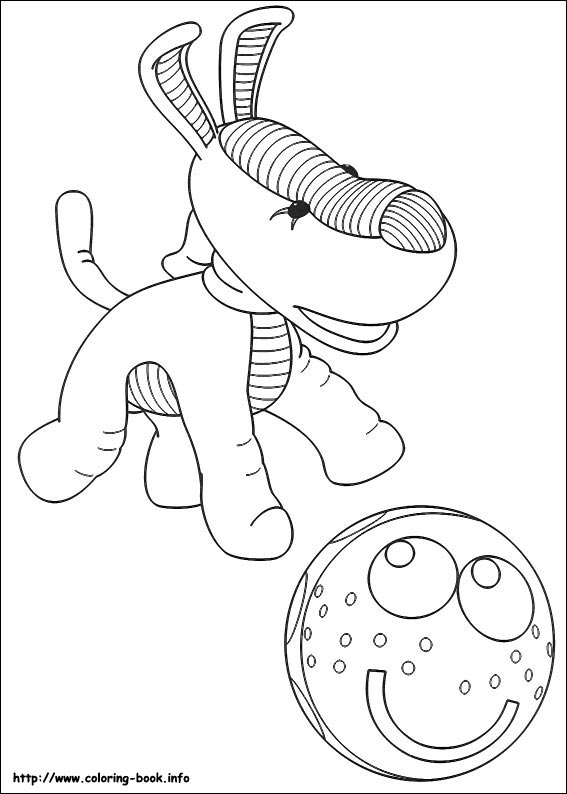 Andy Pandy coloring picture